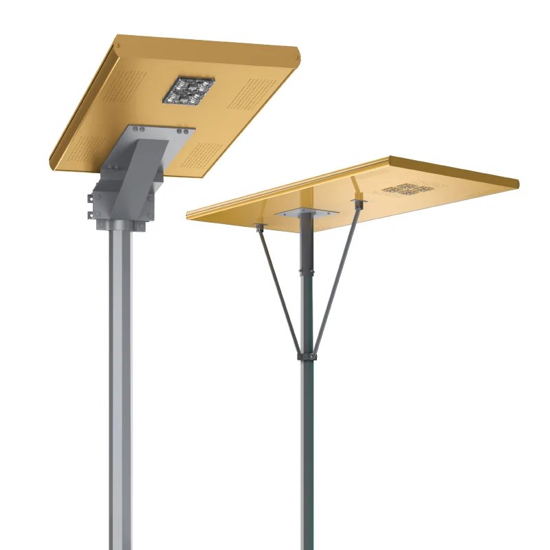 Hybrid solar street light
