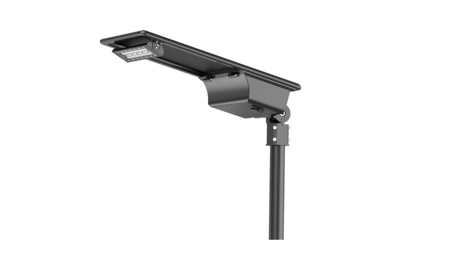 High-output all-in-one solar street light